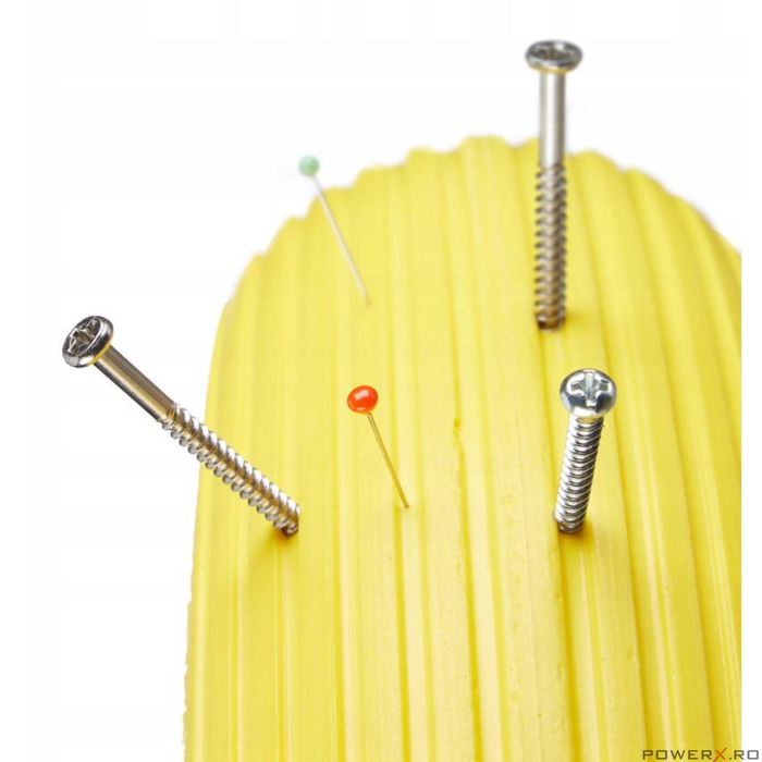 Roata completa pentru roaba, carucior 390 x 91, ax 1 mm, janta 220 mm,