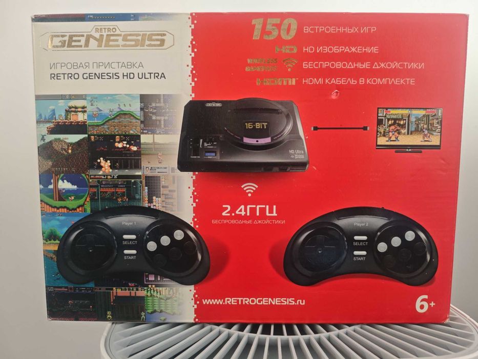 Игровая приставка SEGA Retro Genesis HD Ultra + 150 игр