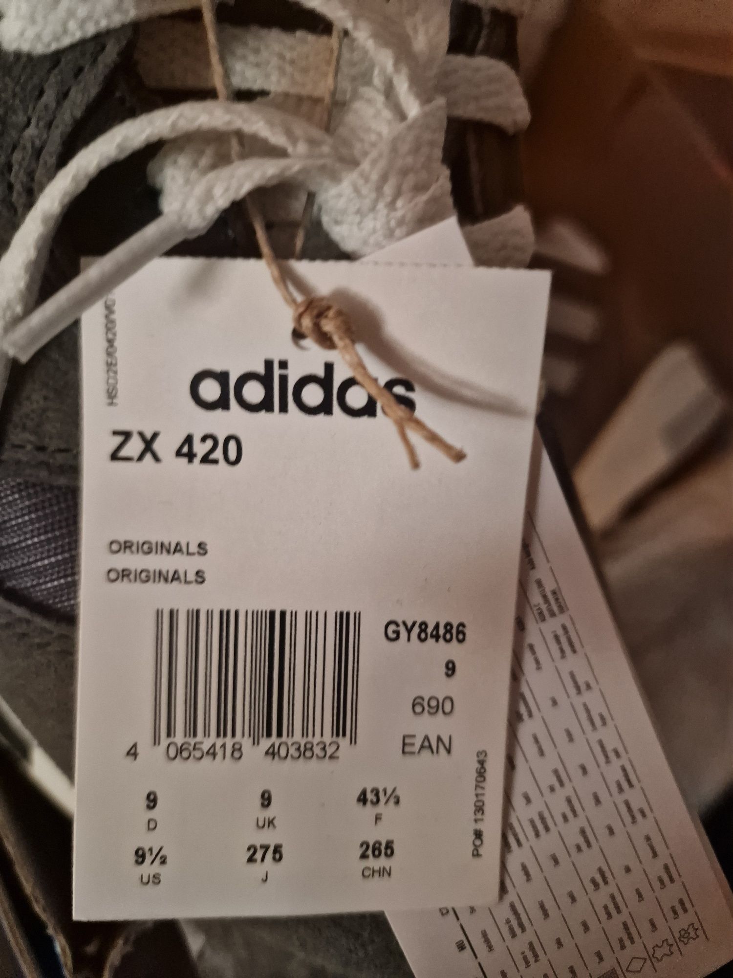 Маратонки Adidas ZX 420 43 1/3 UK9