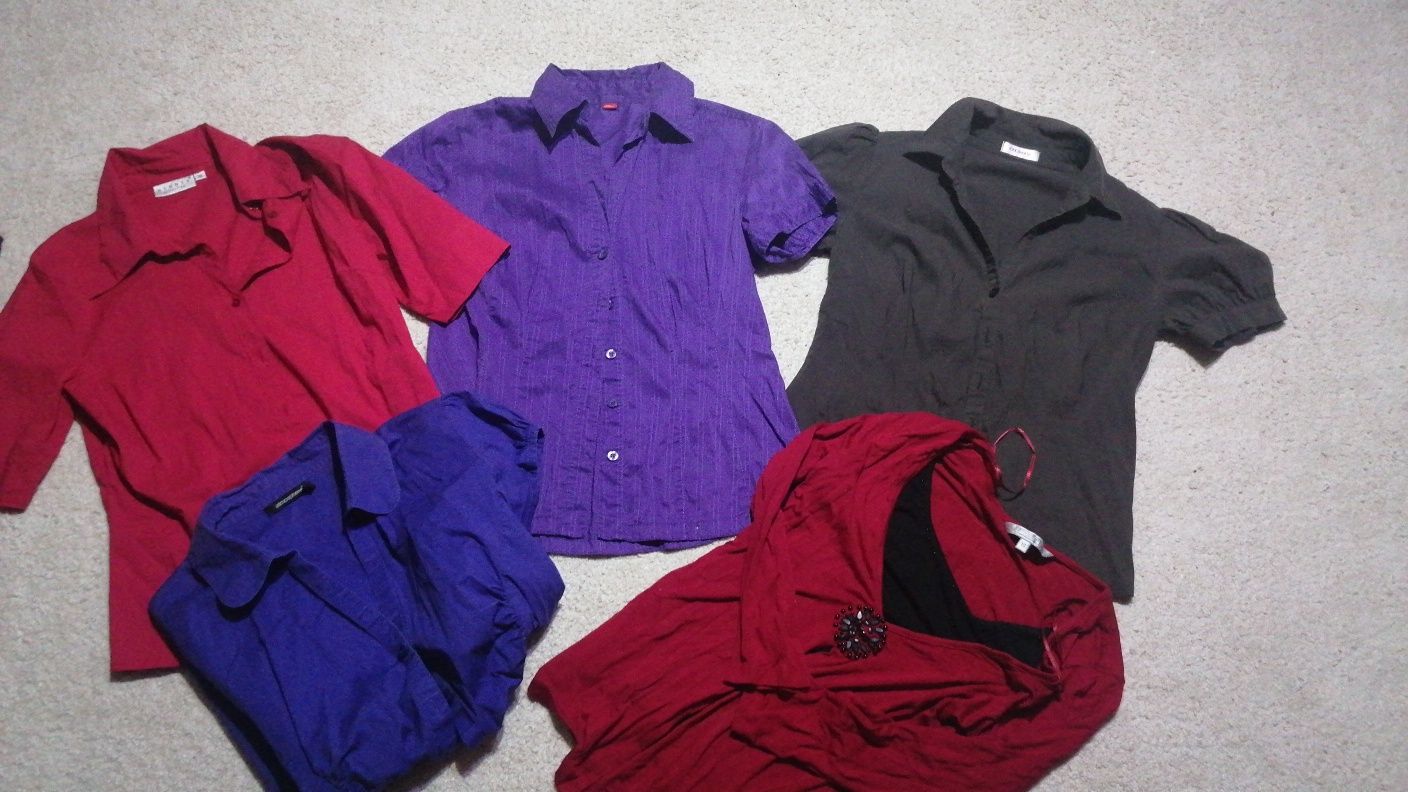 Lot haine dama S-M, camasi, Orsay