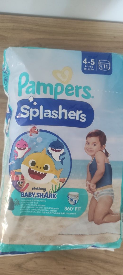Памперси за плуване Pampers Splashers (4-5г.)(9-15кг.)