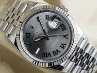 Rolex Datejust 41 mm Luxury-Silver-AUTOMATIC Gentleman Edition