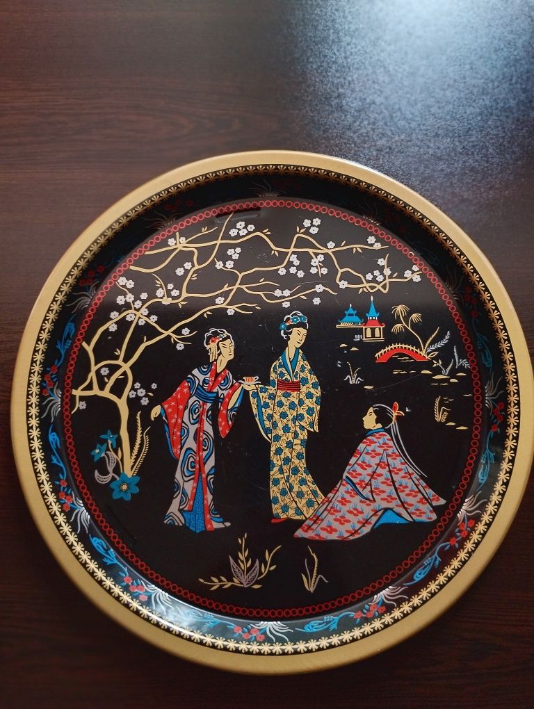 Ретро поднос-литография