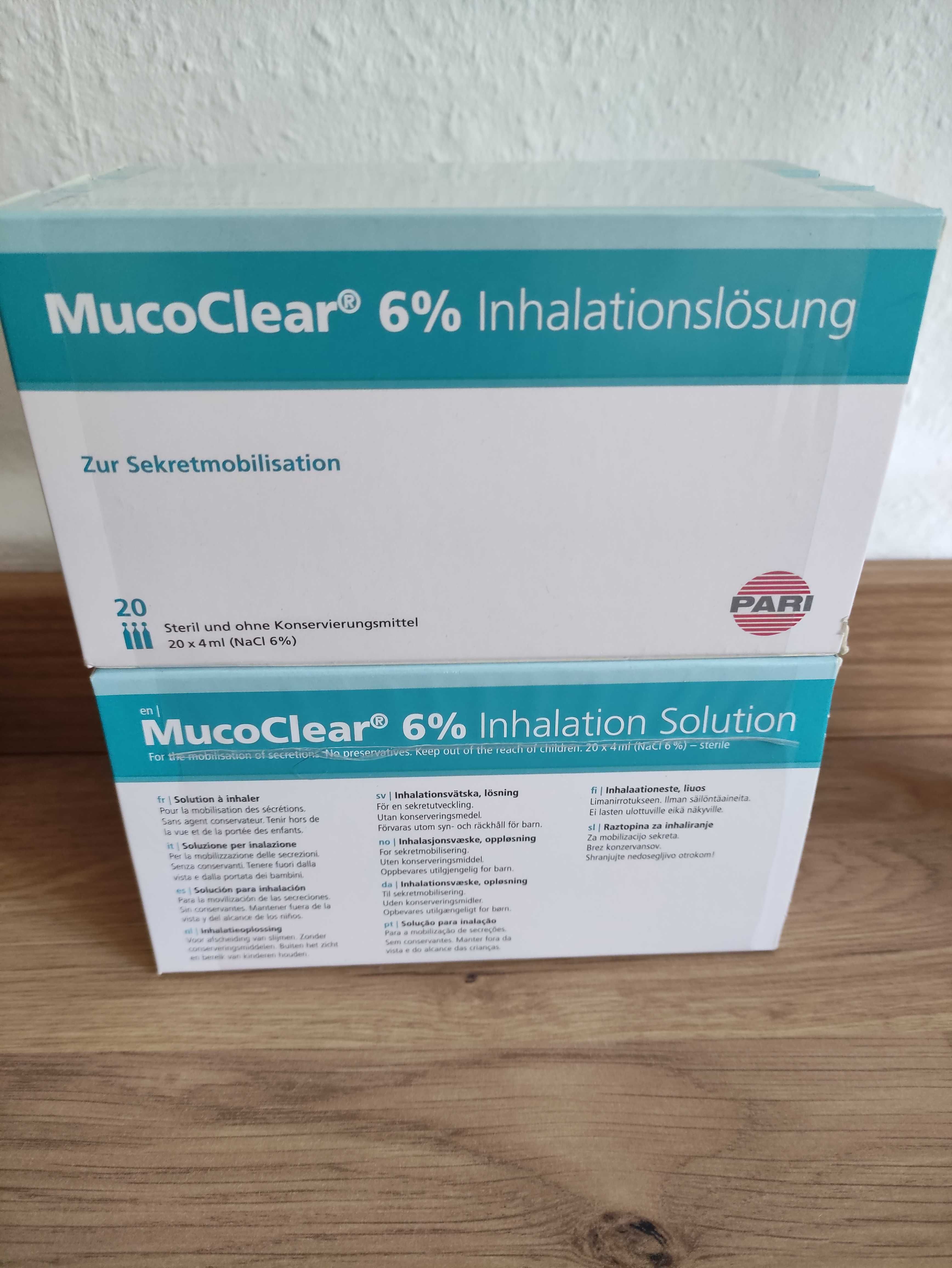 Soluție salină inhalatorie MucoClear 6%