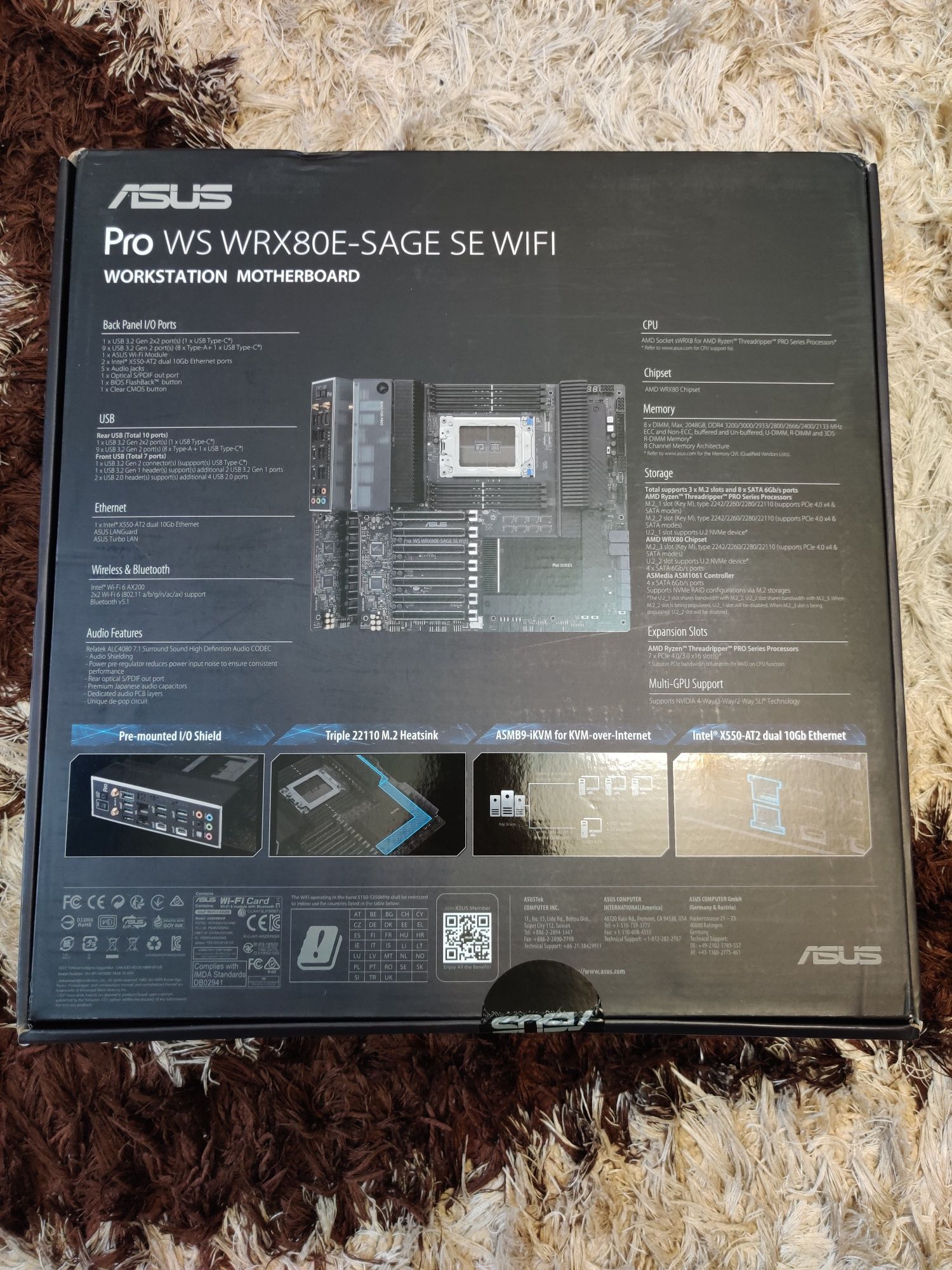 Asus Pro WS WRX80E-Sage SE Wifi