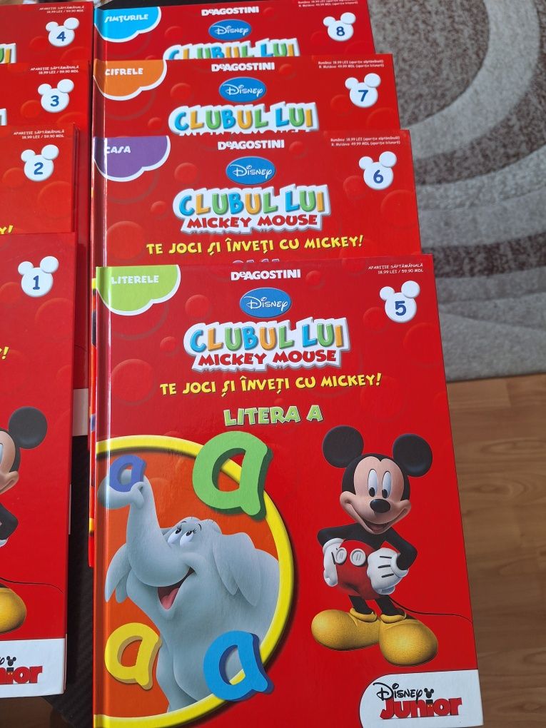 Colectie carti Clubul lui Mickey Mouse
