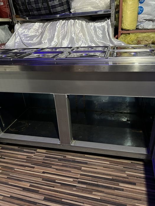 Раздача и холодильник для кухни