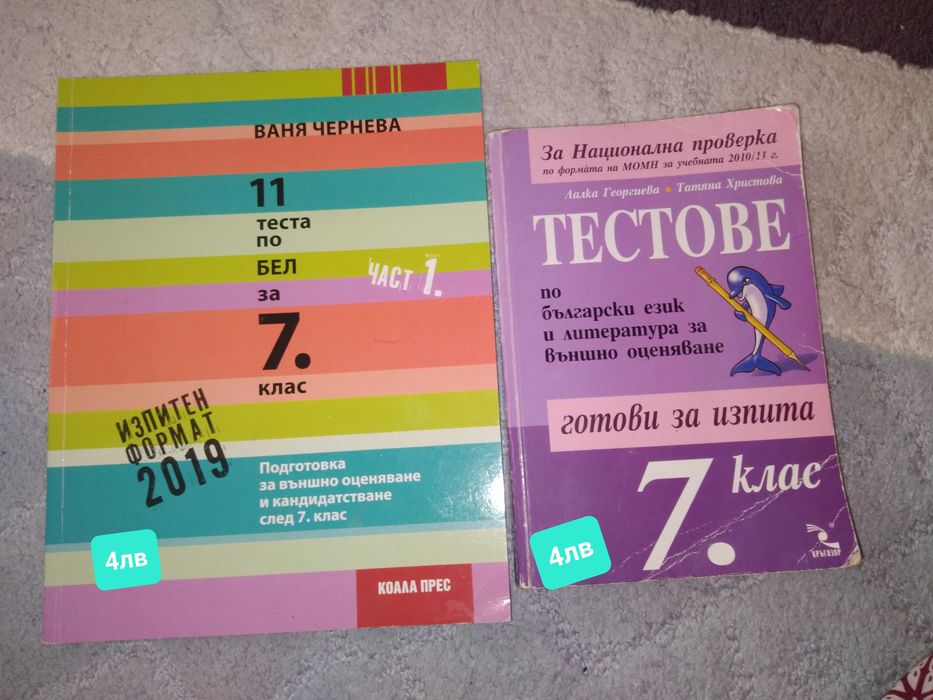 Учебници  за 10 и 11 клас и помагала