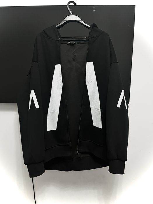 Balenciaga Music Archive Zip Hoodie Black