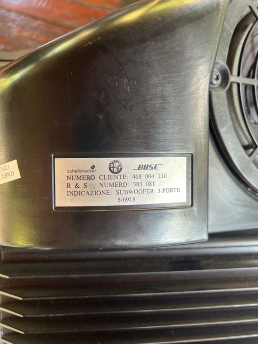 Bose за алфа 147