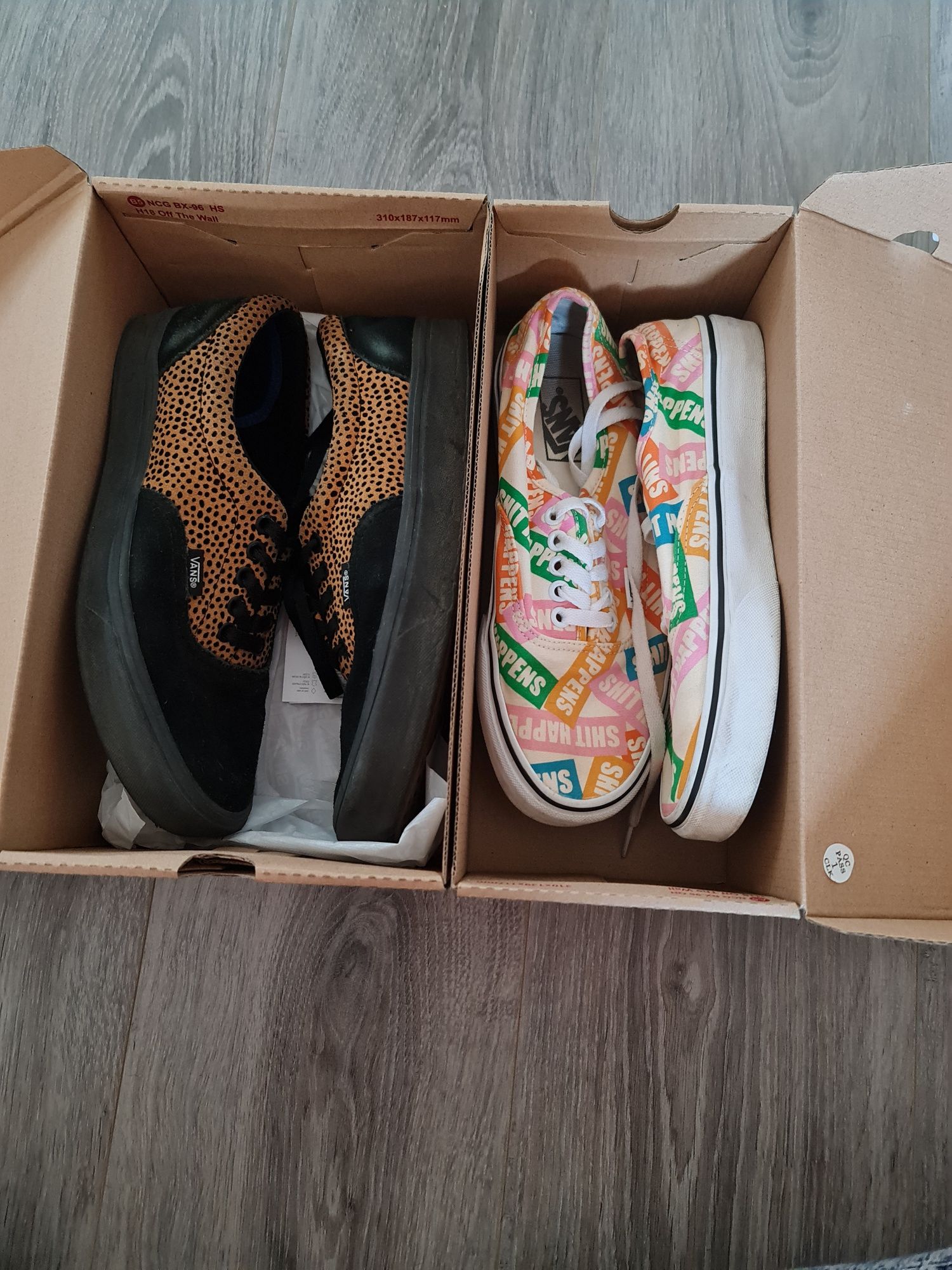 Vans Comfycush Era (Tiny Cheetah) Black si Vans Authentic