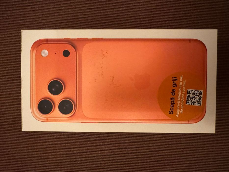 Vand Iphone 17 PRO 256 GB, Cosmic Orange, Factura Romania, Sigilat,