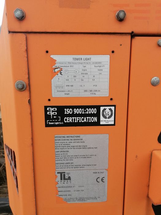 Vând sau închiriez Turn de lumini. Super Light VT-1