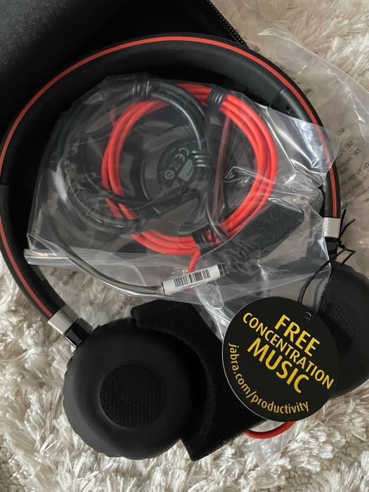Casti PC Bluetooth microfon JabraGN Evolve40 65 NOU SIGILAT Platronics