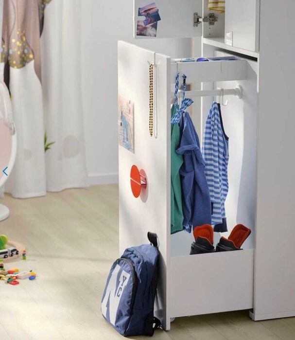 Dulap Ikea pt copii Smastad cu unitate culisanta 80x55x108cm