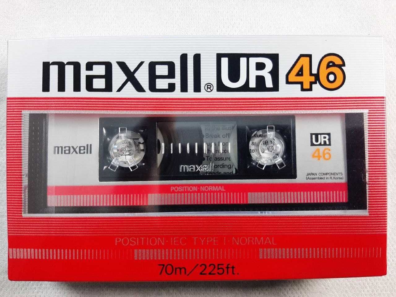 Аудиокассеты Maxell UR46.