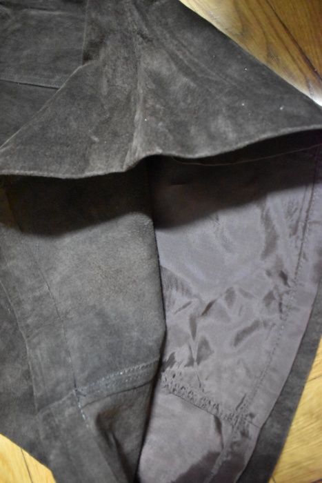 Rochie dama din piele intoarsa