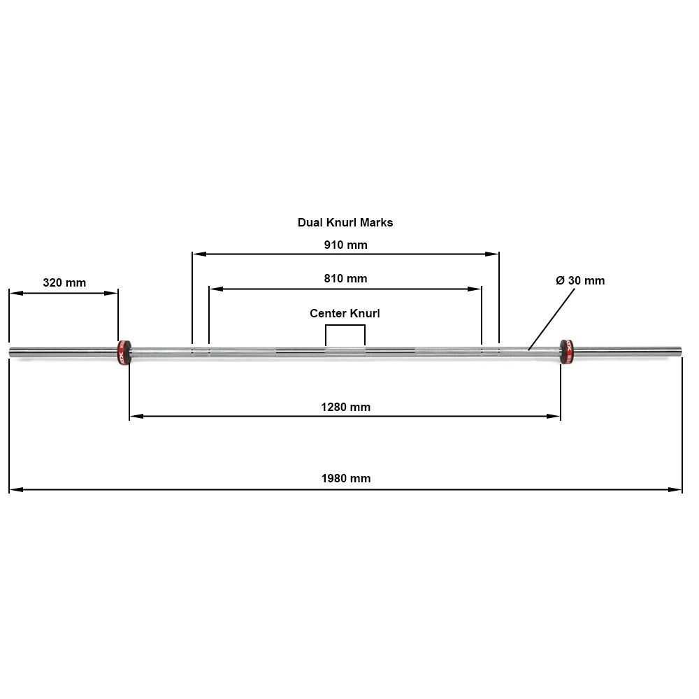 Прав Лост 200 см, ø30 мм / до 700 кг /  High Tensile PRO BAR