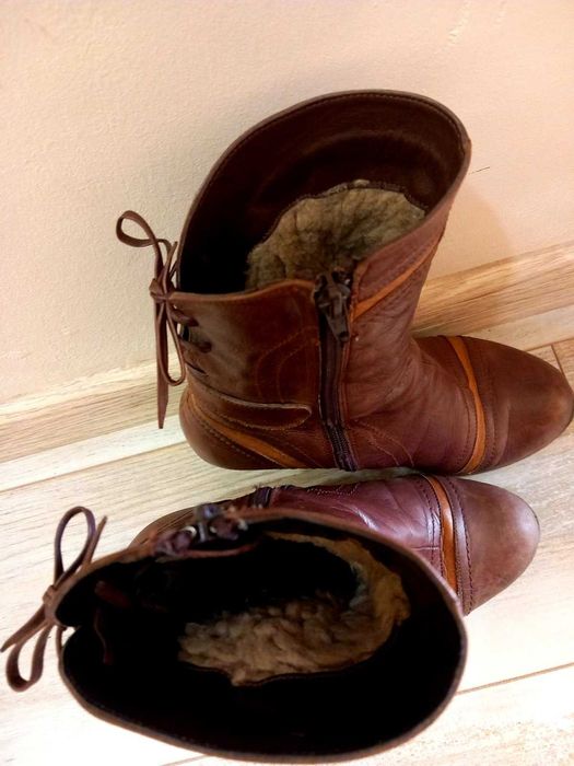 Кубинки, ботуши, боти естествена кожа - черни, кафяви, зелени, N 37