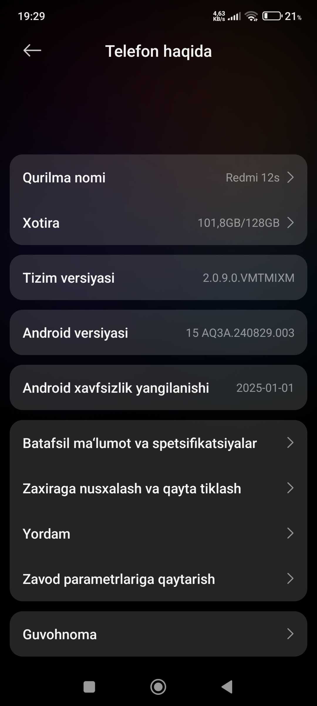 Redmi note 12 128 gb karobka dokument bor