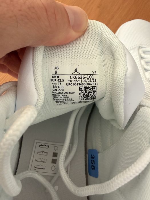 Nike Jordan Max Aura 2, Бели, Размер 42.5