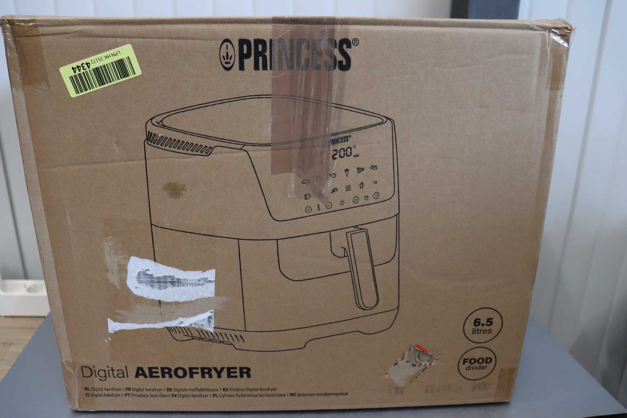 Фритюрник с горещ въздух Princess Digital Air Fryer 182061 фраер 6.5L