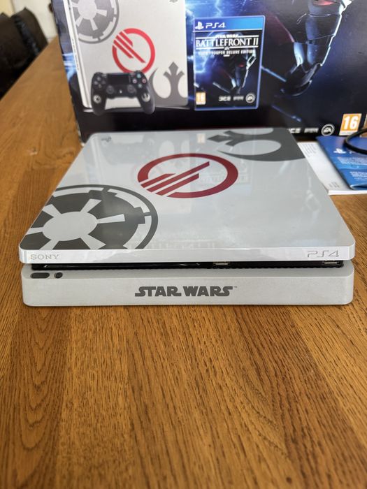 PlayStation 4 Slim Star Wars Limited Edition 1TB | Пълен комплект