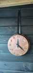 Ceas perete vintage tigaie cupru
