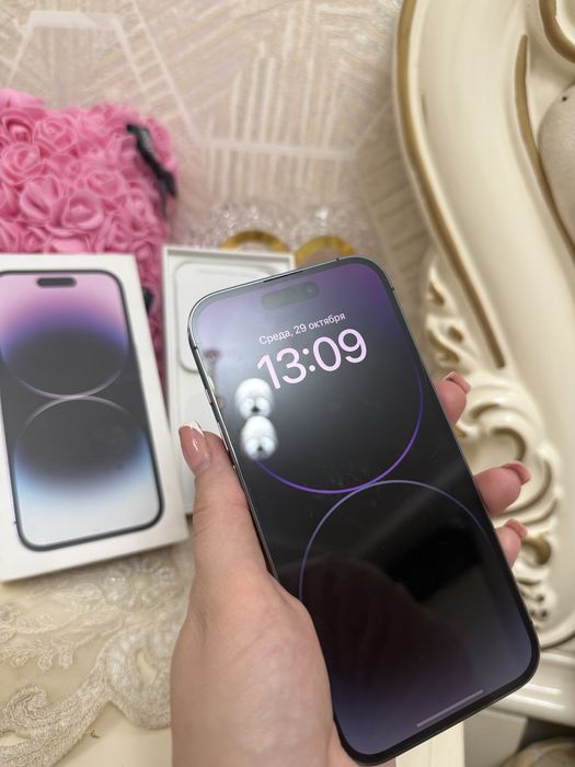 Iphone 14 pro  deep purple 128 gb