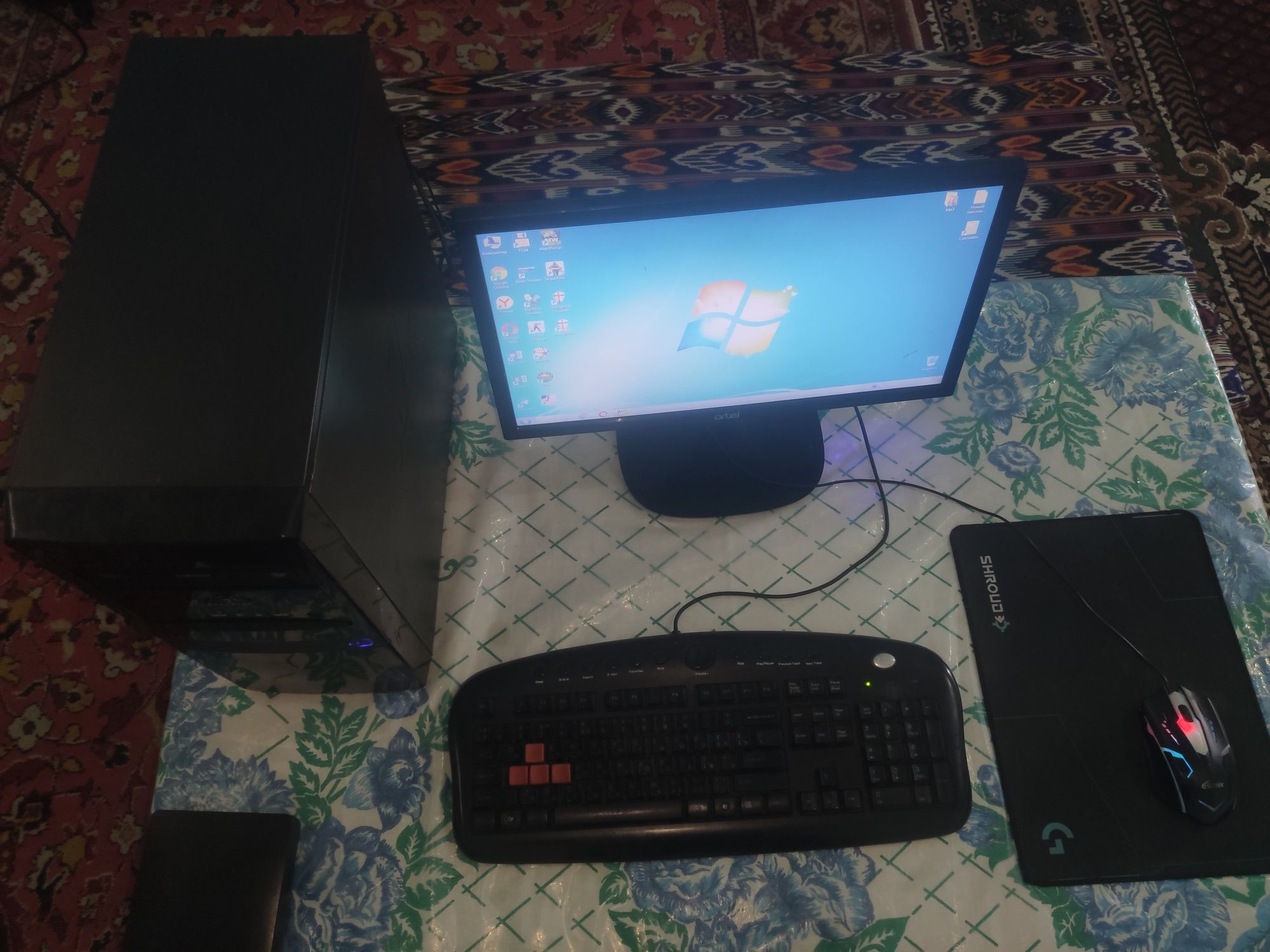 Kompyuter PC, H61 plata, DDR 3, Intel Pentium, 6 GB+500 GB Xotira