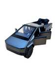 Masina metalica Tesla Cybertruck,sunete si lumini,Usi mobile 18cm,Gri