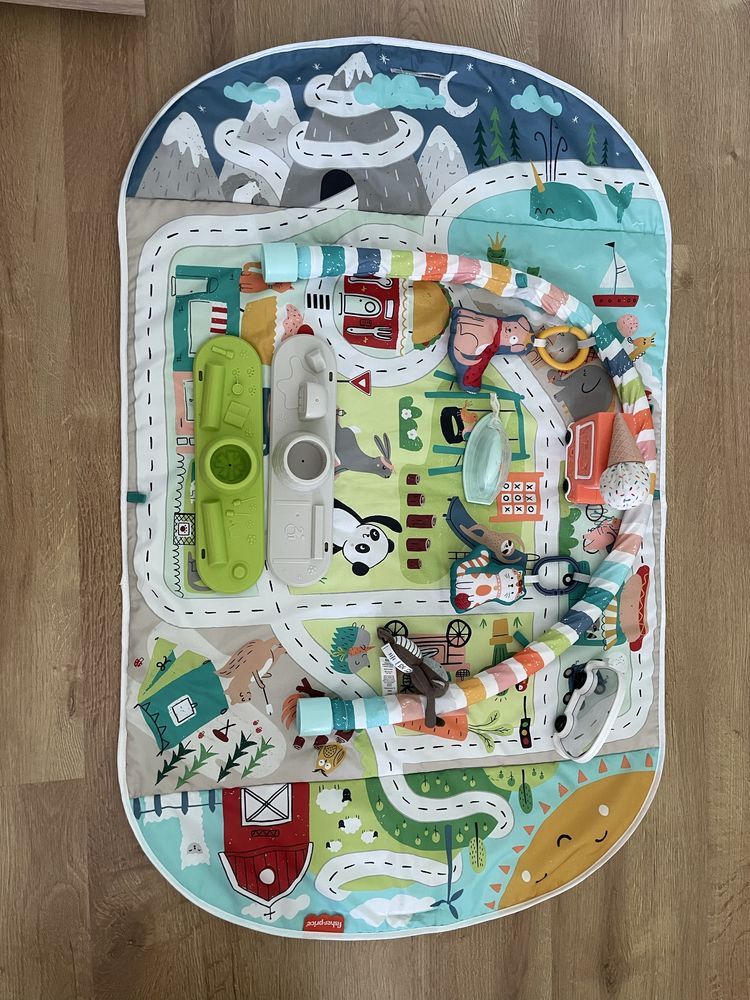 Активна гимнастика Fisher Price Jumbo с камион за сладолед