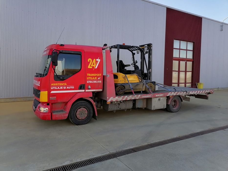 Transport utilaje - auto - asistență - tractări auto