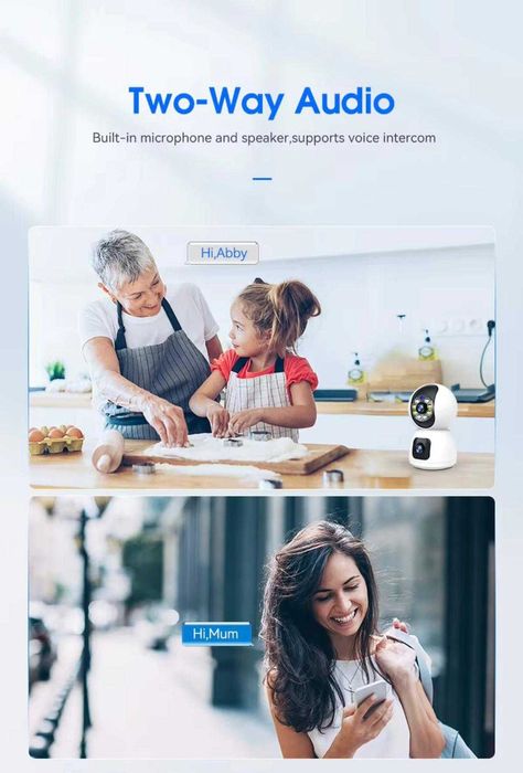 Camera de supraveghere WIFI - Baby monitor - NOUA - SIGILATA