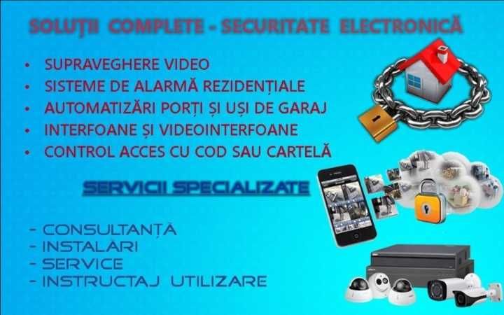 Instalare automatizari porti, usi de garaj, camere de supraveghere