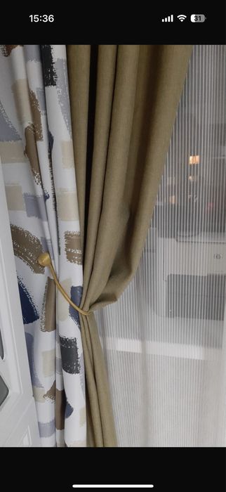 Продам тюли с портьером