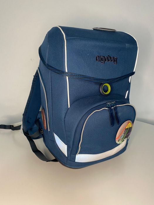 Ghiozdan Rucsac școlar ergonomic Ergobag Cubo Set, set de 2 piese