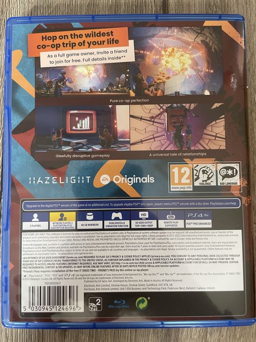 It takes two - игра за PS4