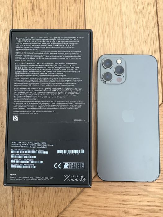Vand Iphone 12 pro Graphite 128 gb