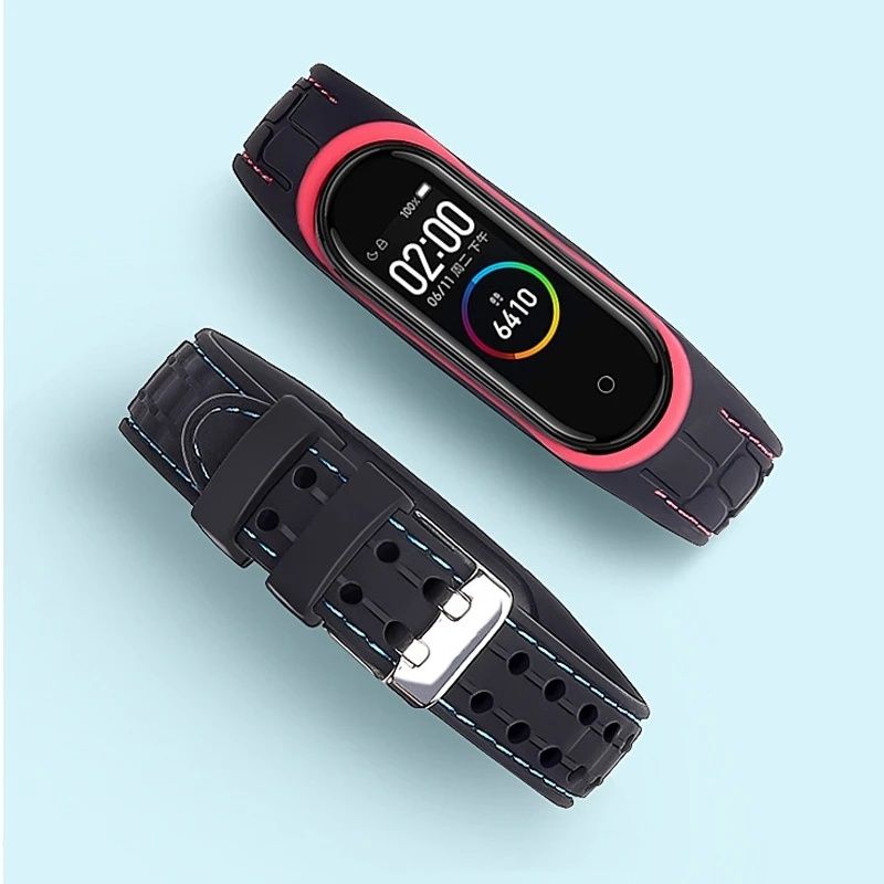 Curea de silicon pentru bratara Xiaomi Mi Band 3/4 fitness