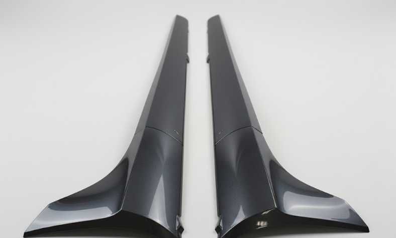 Set Praguri Usi VW Golf 5 V 2004-2008 GTi Look (LA7T (Gri Inchis))