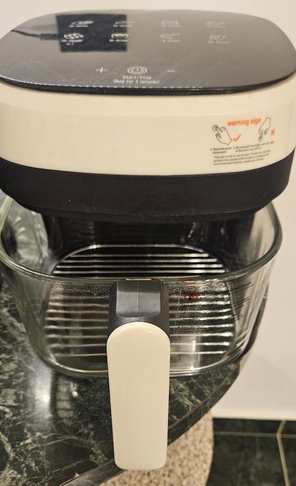 Air fryer, cuva din sticla