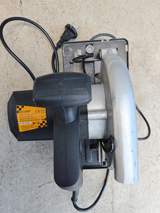 Ръчен електрически циркуляр за дърво 1200W