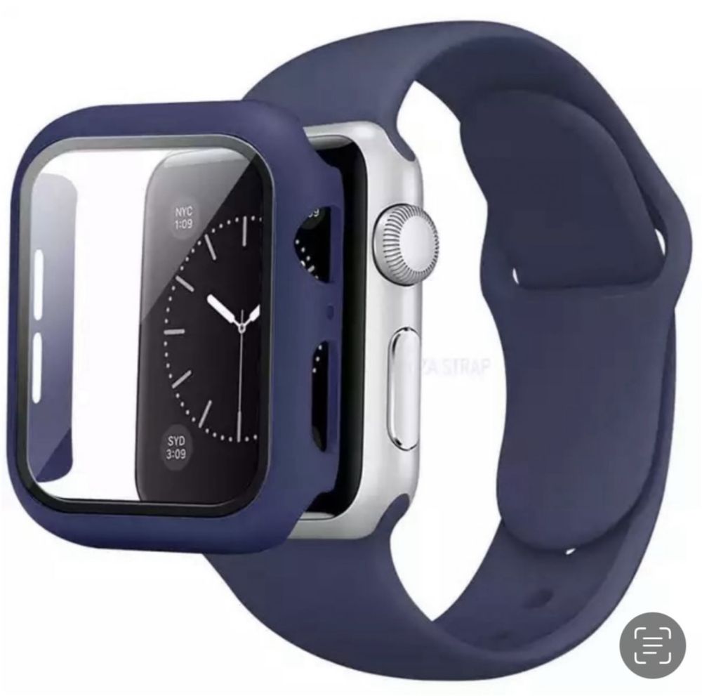 Curea Bratara cu Husa Direct, Compatibila Ceas Apple Watch Seria 1 - 9