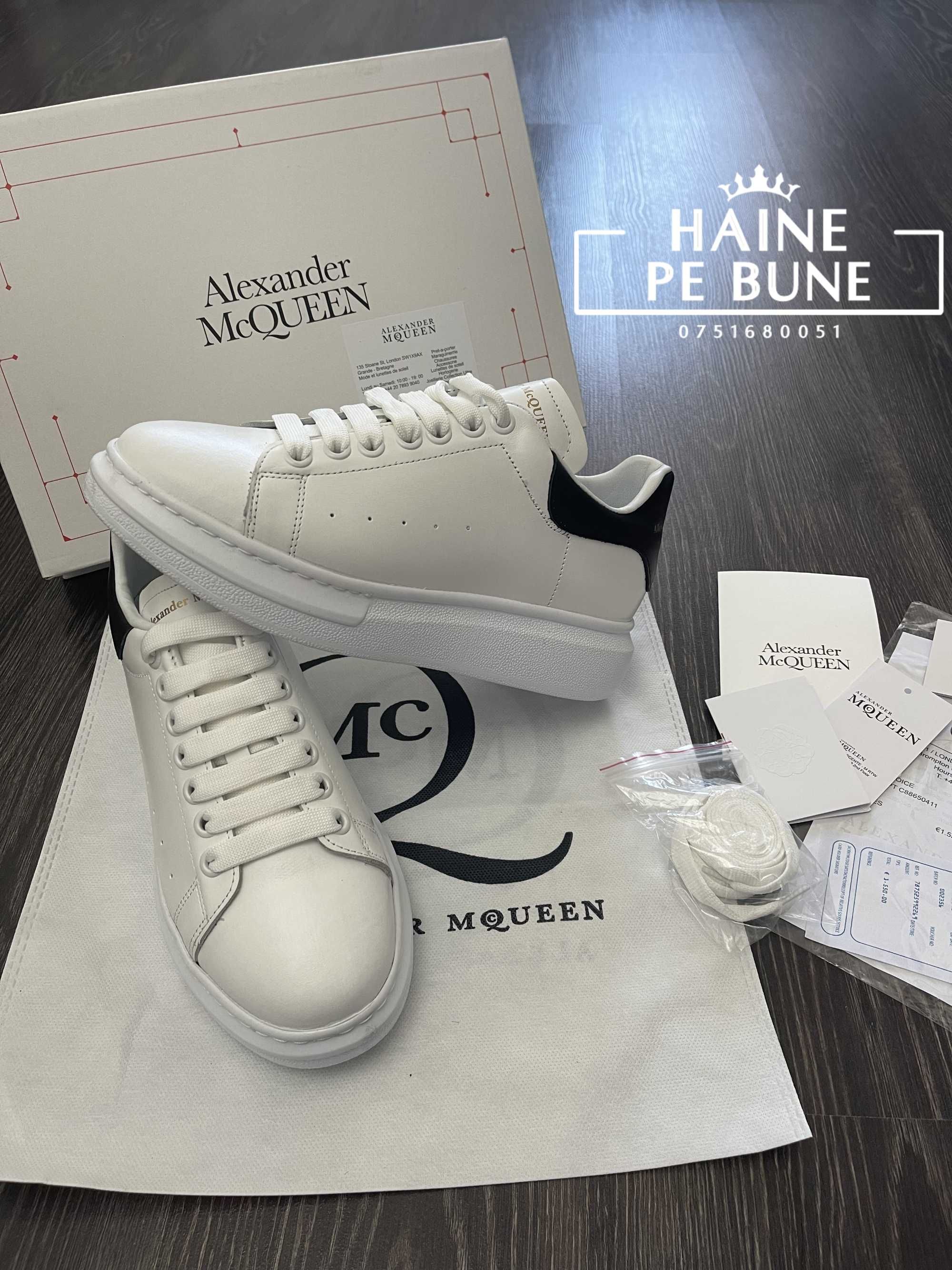 Adidasi ALEXANDER MCQUEEN l Produs NOU Tenesi Papuci Unisex 2024