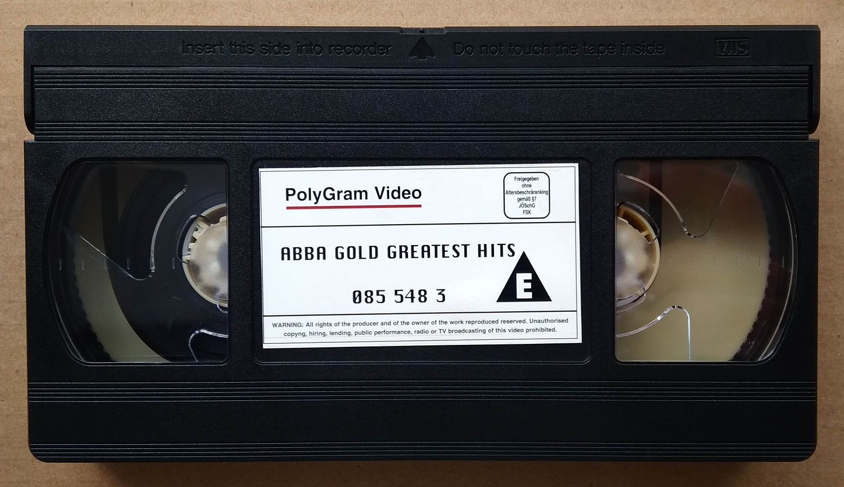 Видеокассета VHS ABBA - GOLD (Greatest Hits) 1992, PolyGram