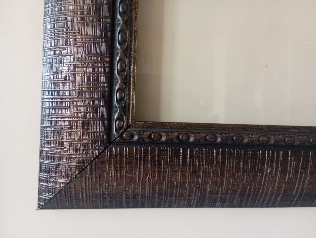 Рамки за картини, 3 бр, дървени, 62/118см,със стъкла