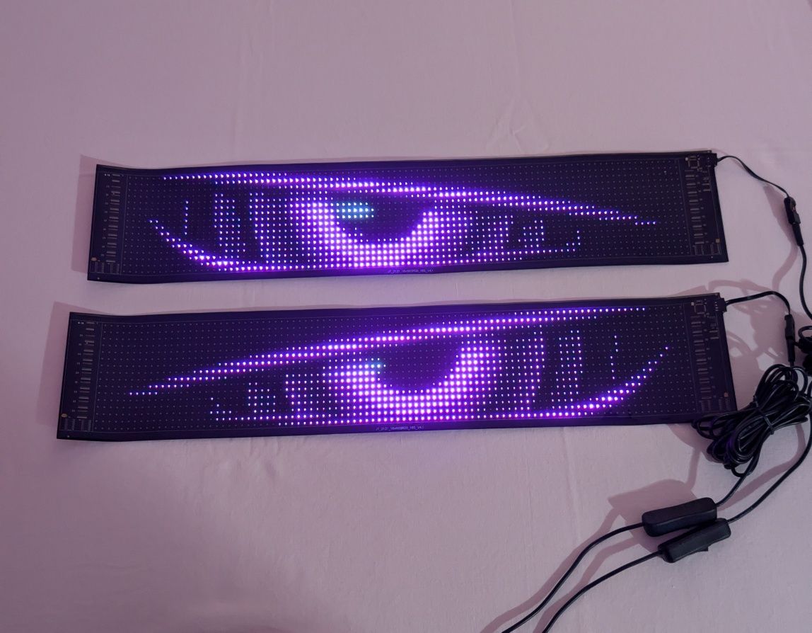 Bandă  Led _ Ochi de Camion/Set două bucăți 12x59 cm