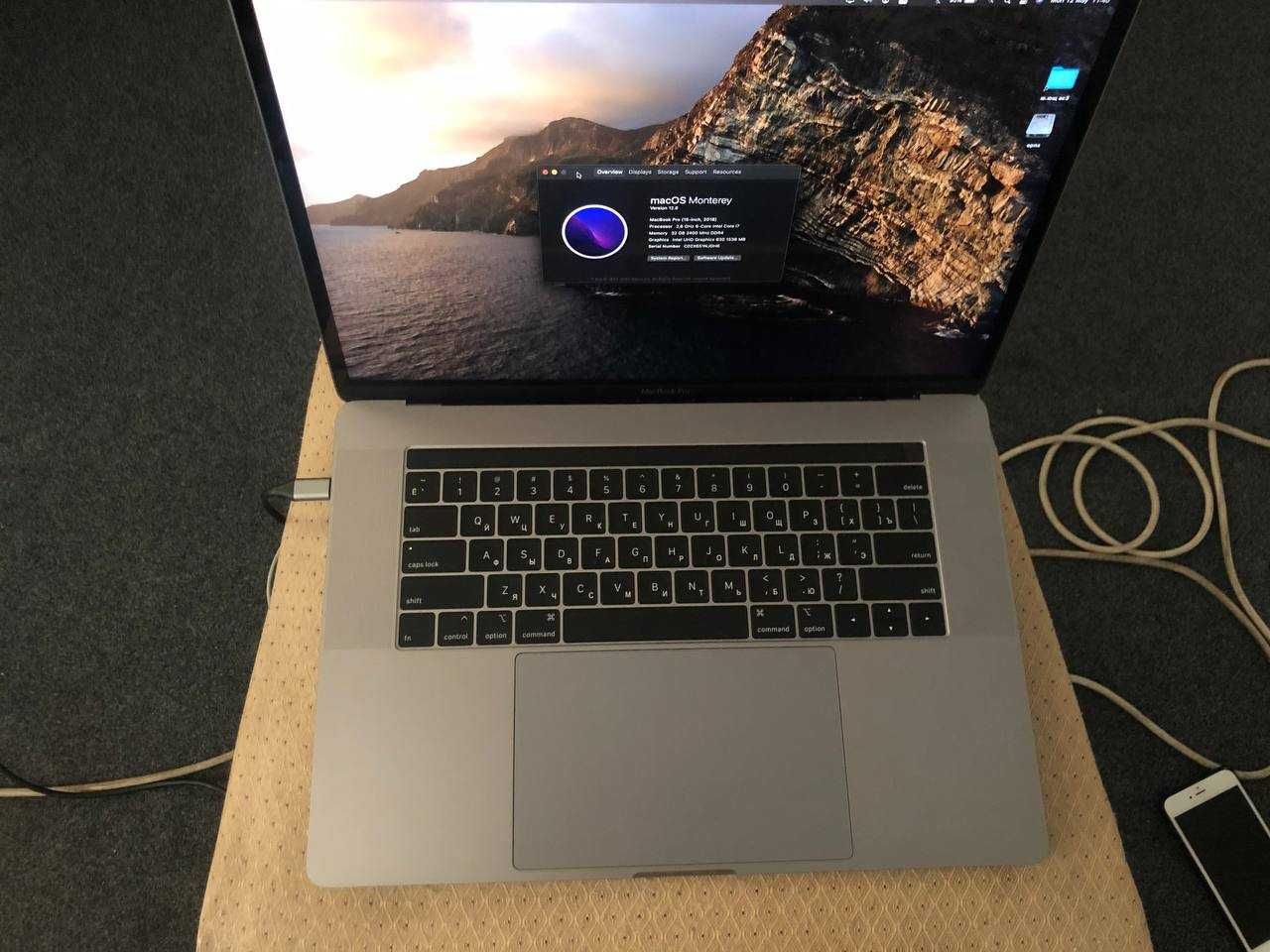 MacBook Pro 15/ 2018/ 2,6 Ghz 6-core Intel Core i7