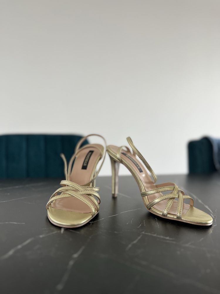 Sandale elegante, piele naturala, 40